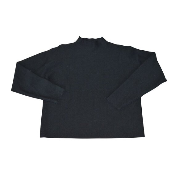 Zyia Onyx Asana Black Funnel Neck Pullover Sweater Women's Size Large Activewear - Picture 7 of 8